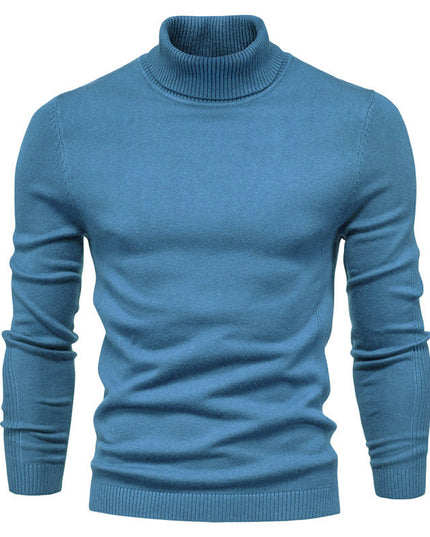 Men's Solid Color Pullover Sweater