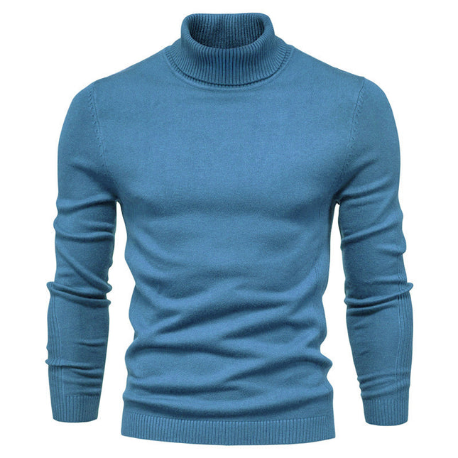 Men's Solid Color Pullover Sweater