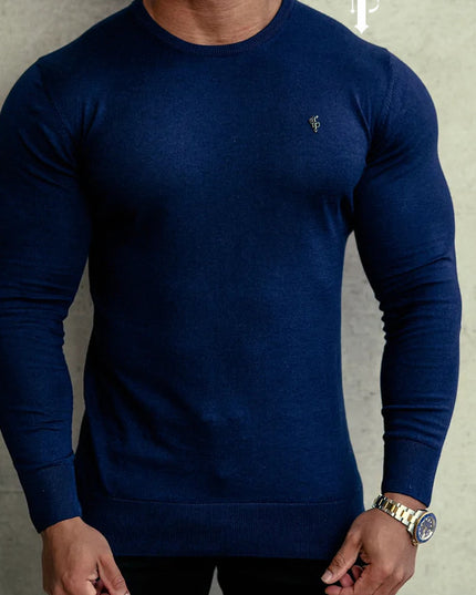 Men's Knitted Embroidered T-shirt
