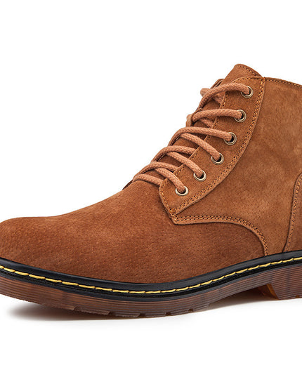 Handmade Leisure High-top Retro Desert Boots Men