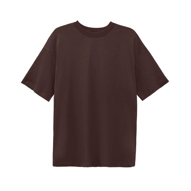Quick-drying Breathable Round Neck Solid Color Basic Te Outdoor Loose Short-sleeved T-shirt
