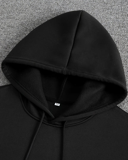 Men's Casual Fleece-lined Hoodie