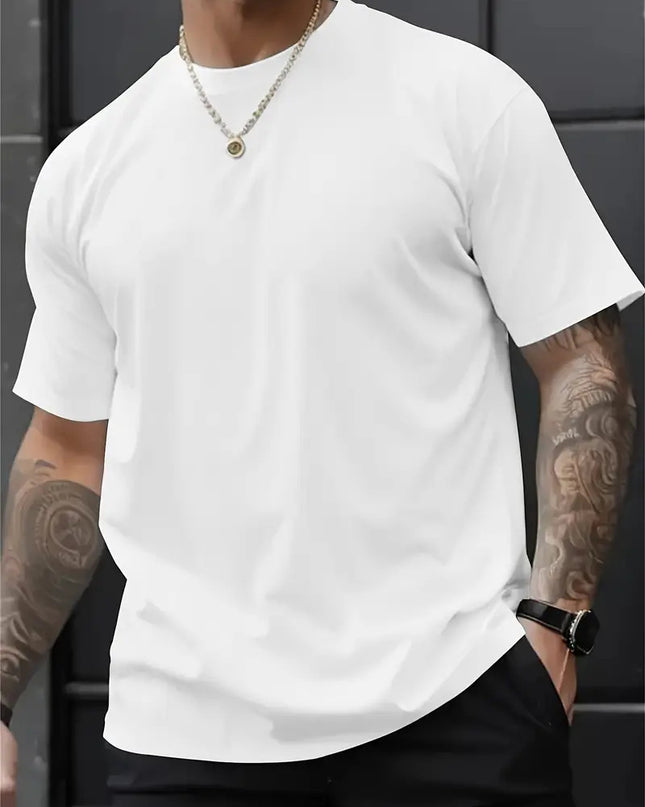 3D Digital Printing Printed Loose Short Sleeve Round Neck T-shirt