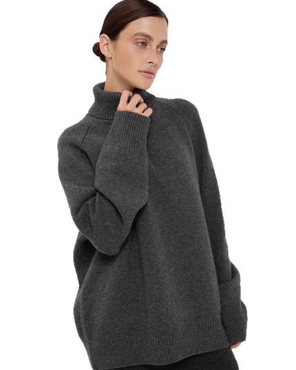 New Loose Pullover Thermal Knitting Sweater For Women