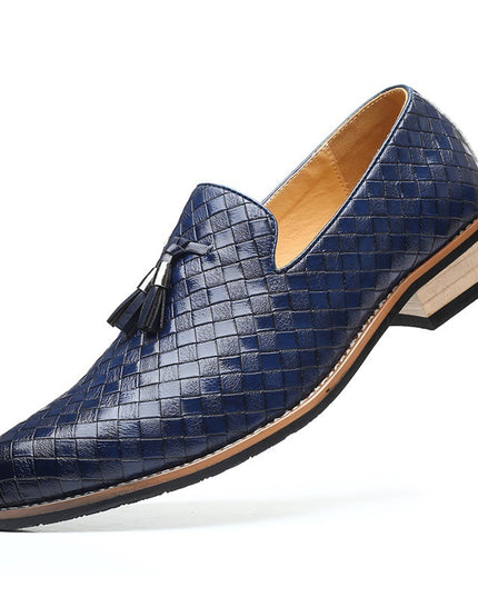 British Style Casual Fashion Cross-border Tassels Men's Pointed Small Leather Shoes With Feet