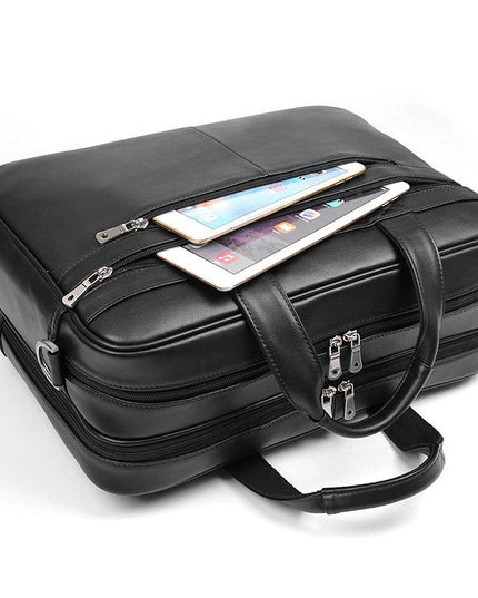 Men’s Real Leather Handbag Briefcase | Napa Leather, Comfortable Texture