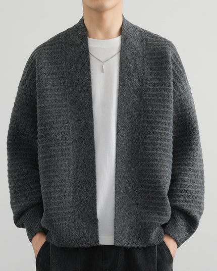 Cardigan Coat Men's Spring And Autumn Trendy Loose