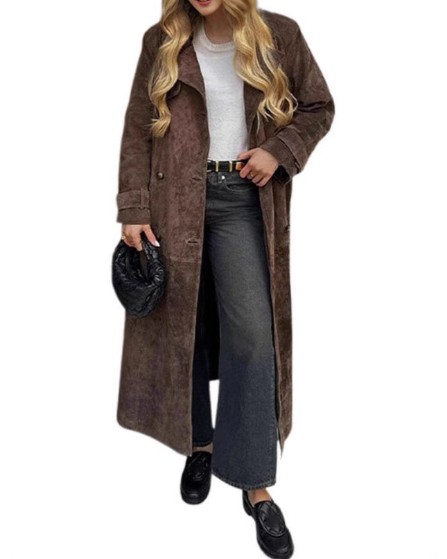 Women's Fashion Casual Double-breasted Jacket