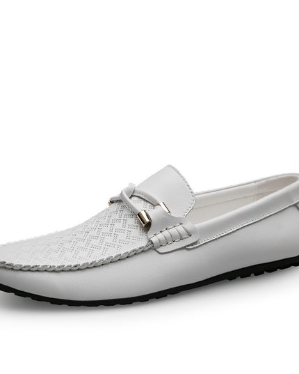Spring New Men's Casual Business Leather Shoes, Men's Shoes, Leather Single Shoes, Breathable Shoes, One Drop Shipping