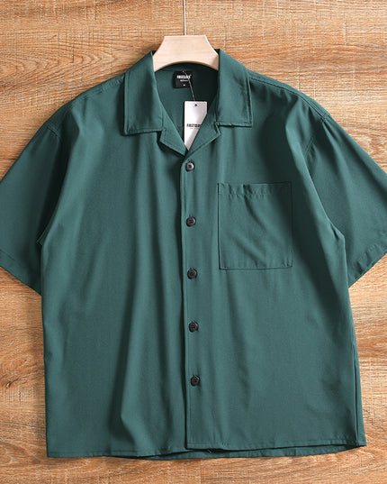 Men's Lightweight Breathable Quick-drying Loose Short Sleeve Shirt