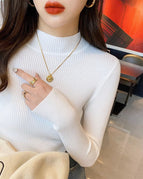 Half Turtleneck White