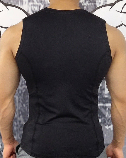 Summer Sports Round Neck Quick-drying Ice Silk Vest