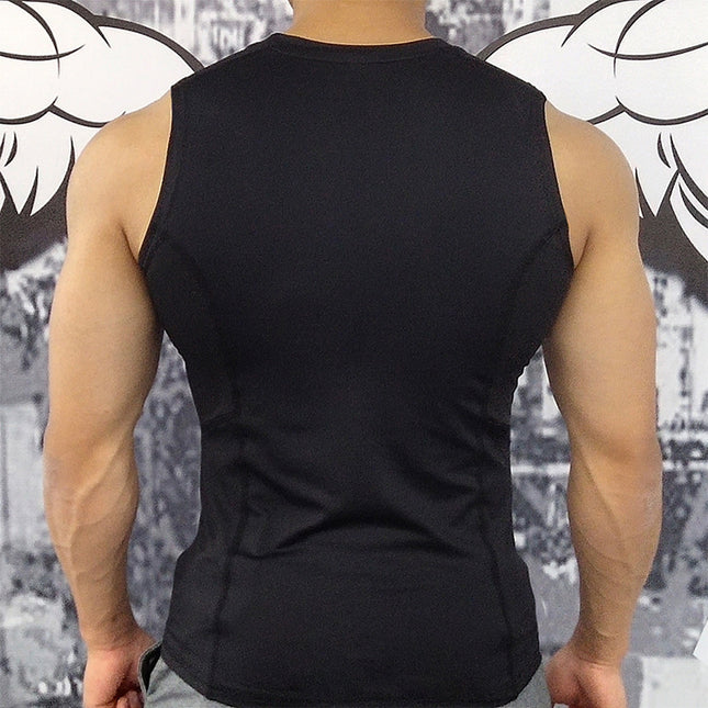Summer Sports Round Neck Quick-drying Ice Silk Vest