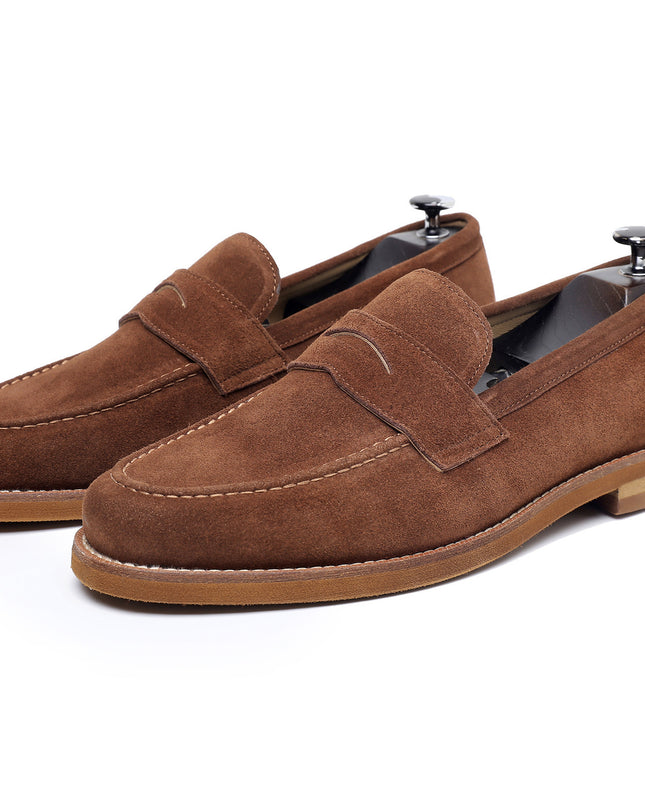 Retro Loafers Genuine Leather Handmade Leisure