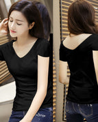 Black short sleeved shirt