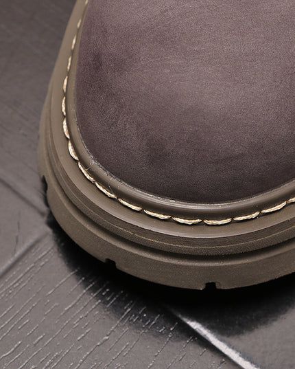 High School Help Casual Leather Shoes For Men