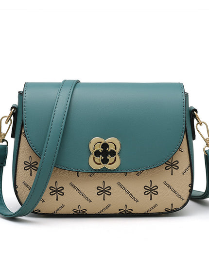 Women's Printed Contrast Color Small Bag