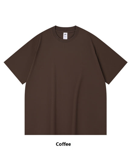 Cotton Heavy Round Neck Cultural T-shirt Advertising Shirt