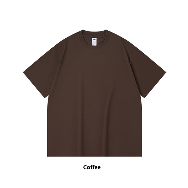 Cotton Heavy Round Neck Cultural T-shirt Advertising Shirt