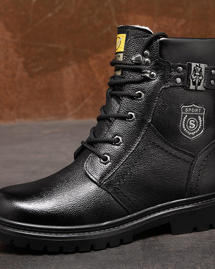 Plus Fleece Warm Cotton Boots High Top
