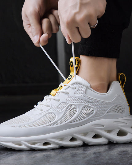 Inner Heightening Men's Shoes Invisible Heightening Breathable Mesh Shoes