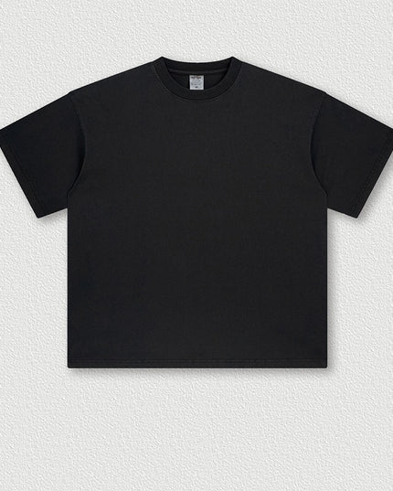 Heavy Washed Solid Color Short Sleeve Men And Women Same Style