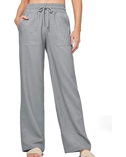 Women's Linen Wide-leg Cotton And Linen Casual Beach Summer Pants