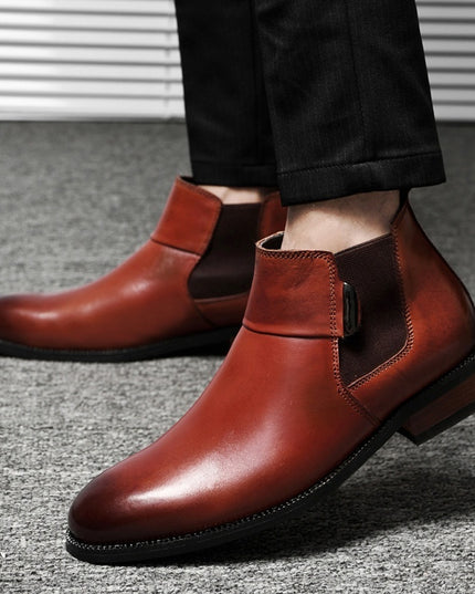 British Style Retro Chelsea Boots Men's Shoes