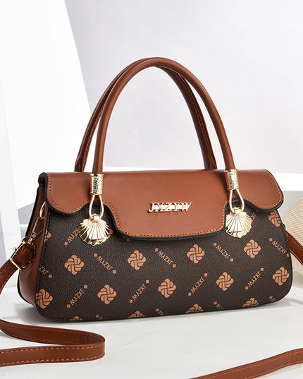 Vintage Exquisite Letter-printed Women's Handbag Fashion Printed Casual Simple Handbag Women's Cross-body Bag