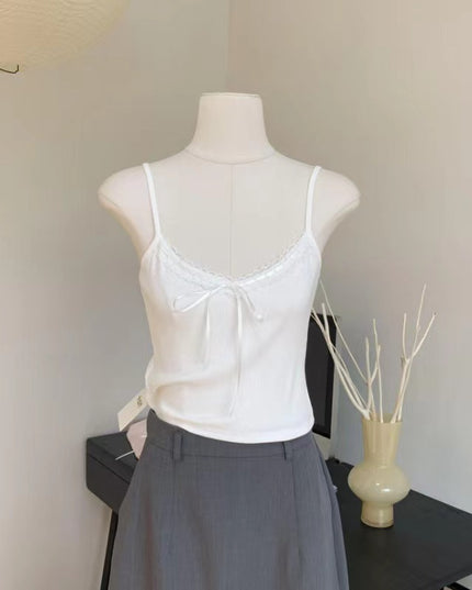 New Pure Desire Lace Splicing Sling Beauty Back