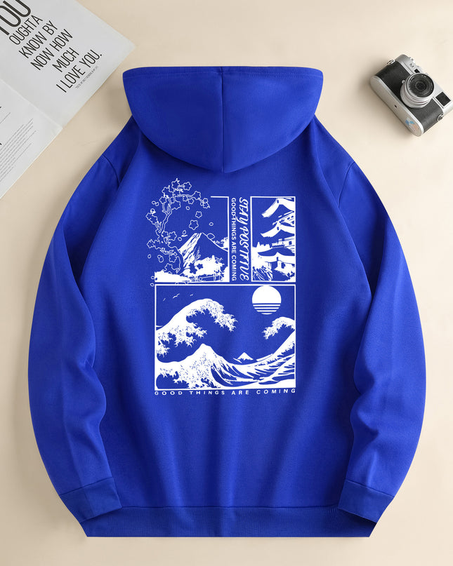 Men's Chic Casual Everyday Drawstring Hoodies