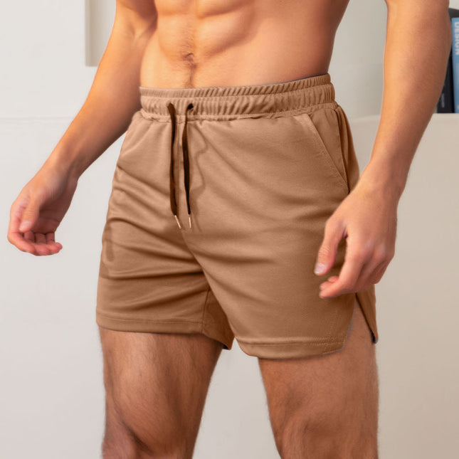 Men's Mesh Quick-drying Breathable Shorts Solid Color