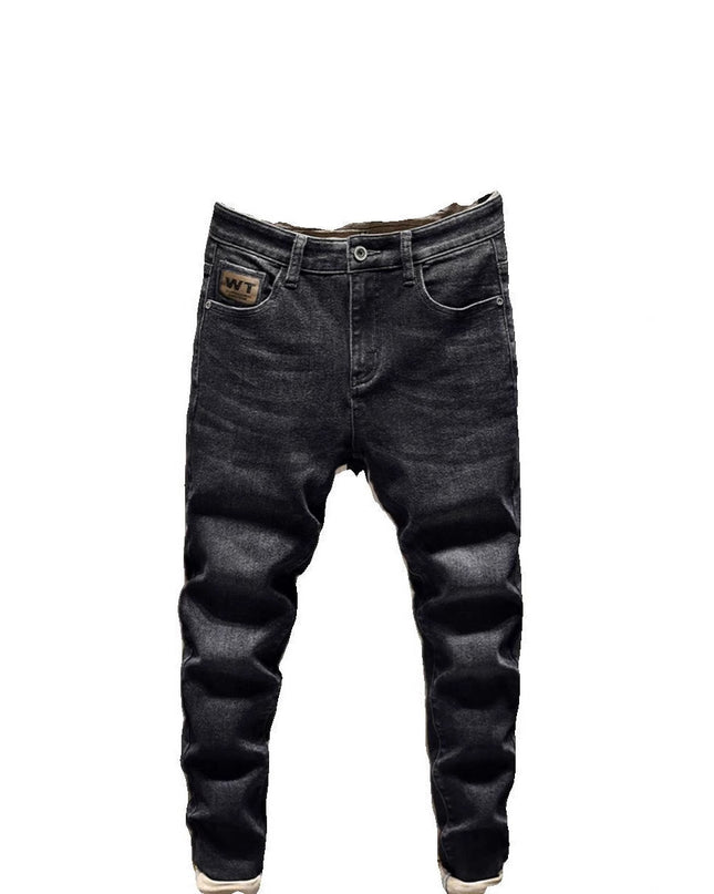 Elastic Straight Spring And Autumn Casual Trousers
