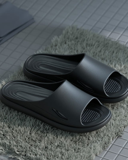 Home Sandals And Slippers For Men'S Home Indoor Non-Slip Summer Couple Thick Bottom