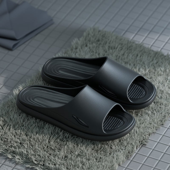 Home Sandals And Slippers For Men'S Home Indoor Non-Slip Summer Couple Thick Bottom