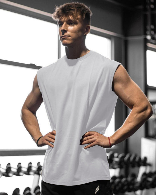 Fitness Sports Vest Men's Breathable Moisture Absorption Loose
