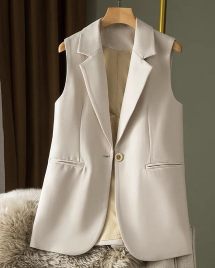 Women's Spring And Autumn Design Sense Vest Coat