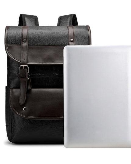 Retro men's business computer travel backpack