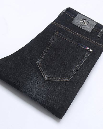Business Straight Stretch Fashion Loose Men's Jeans
