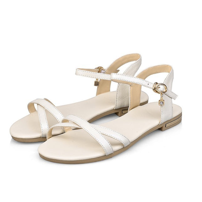 Women's Large Size Flat Toe Sandals