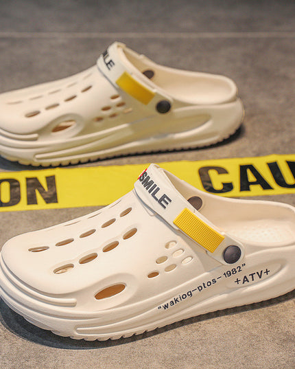 Hole Shoes Men's Indoor And Outdoor Wear