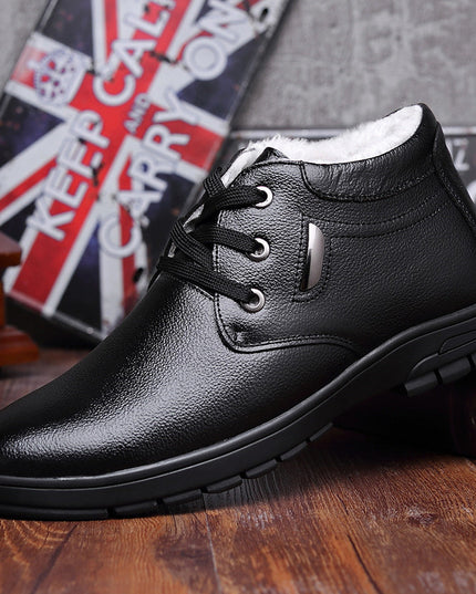 New style cotton shoes casual first layer cowhide old shoes