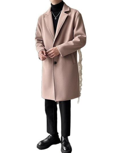 Affordable Luxury Style Mid-length Loose Trendy Woolen Coat