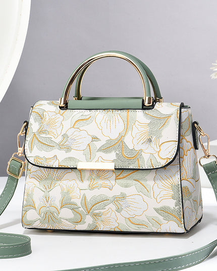 Chinese Style Printed Trendy Women's Shoulder Messenger Bag