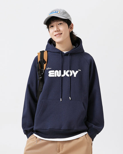 Simple Hooded Sweater Men And Women Letter Printing