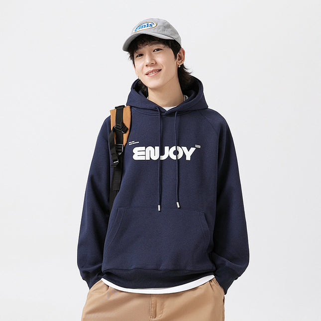 Simple Hooded Sweater Men And Women Letter Printing