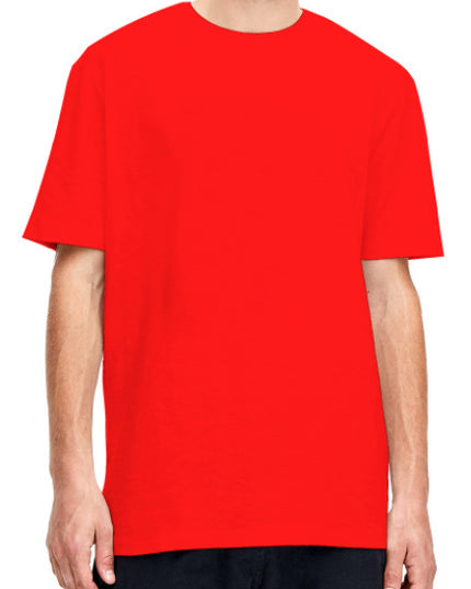 Large Round Neck Men's And Women's Short Sleeved T-shirt
