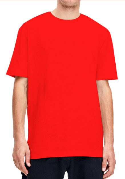 Large Round Neck Men's And Women's Short Sleeved T-shirt