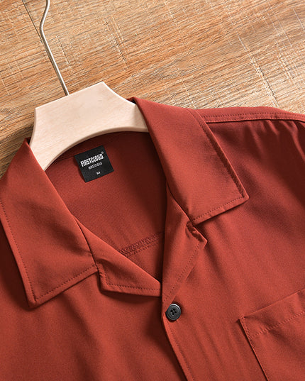 Men's Lightweight Breathable Quick-drying Loose Short Sleeve Shirt