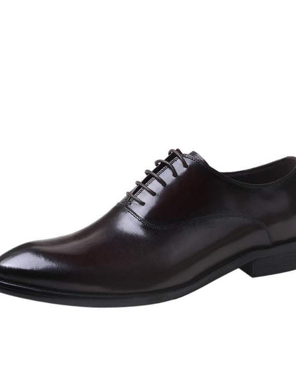 Handmade Oxford Shoes Men's Large Size Groom Wedding Shoes